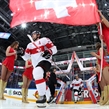 MOSCOW, RUSSIA - MAY 8: Switzerland's Simon Moser #82 takes to the ice for preliminary round action against Norway at the 2016 IIHF Ice Hockey Championship. (Photo by Andre Ringuette/HHOF-IIHF Images)

